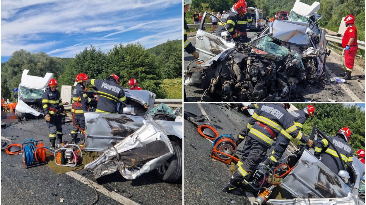 accident mortal pe dn76 in hunedoara cu un tir