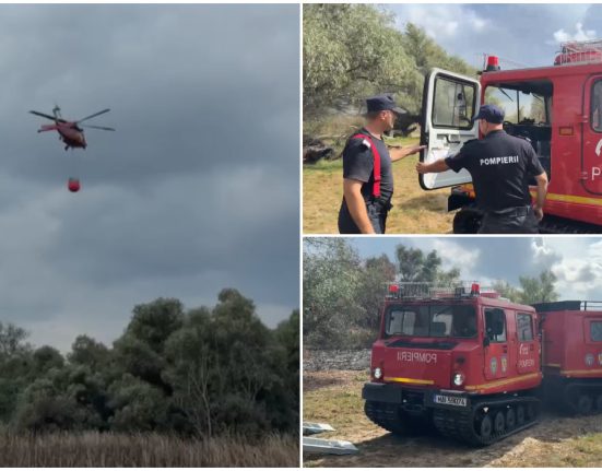 Lupta contracronometru in Delta Dunarii pentru stingerea focului