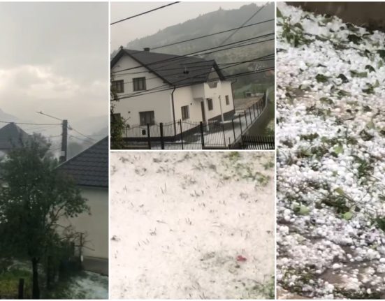 O furtuna puternica a lovit Bistrita Nasaud