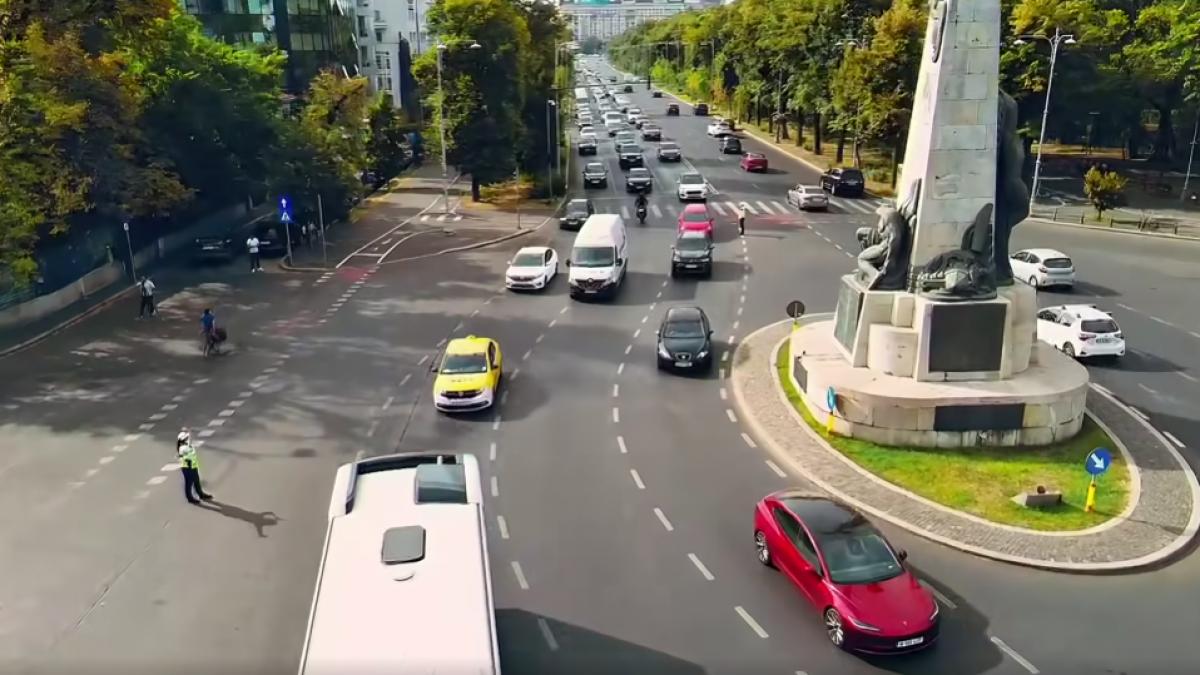 Politia Romana a introdus conceptul de fluidizare a traficului