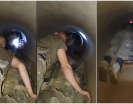 Soldatii rusi au fugit printr o conducta de gaze