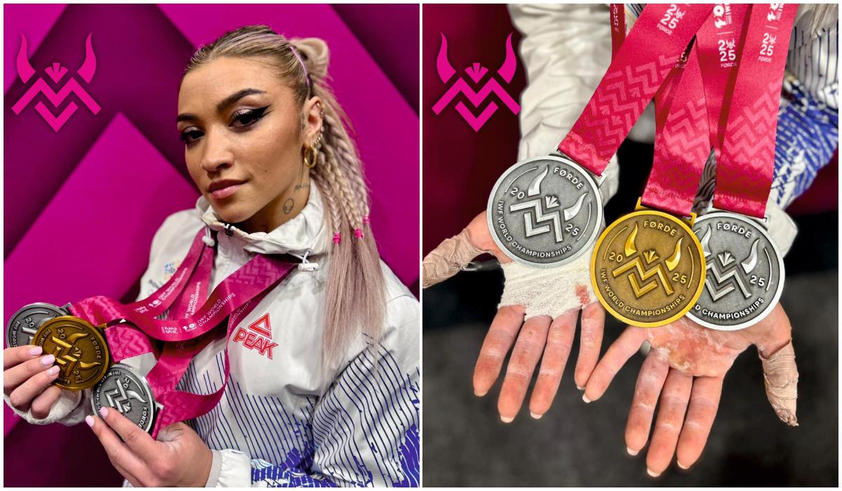 Mihaela Cambei medalie de aur si doua arginturi la haltere