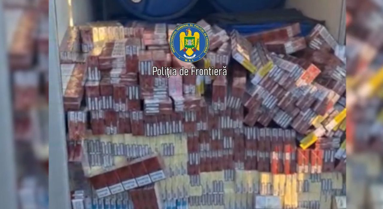 Peste 150000 de tigarete descoperite in remorca
