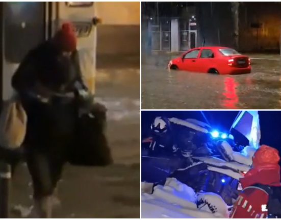 Romania la mila vremii Bucurestenii au inotat pe strazi